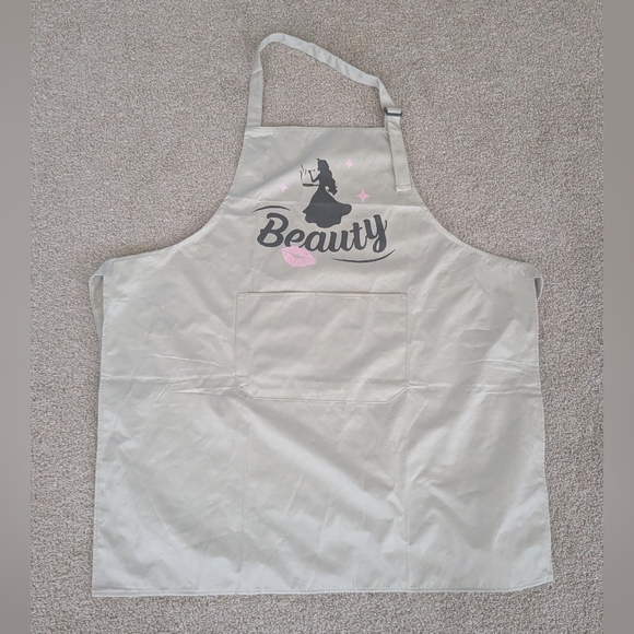 Beauty and The Beast Apron Set - Black and Cream - Picture 2 of 3